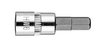 Końcówka sześciokątna H6 na nasadce 1/4", krótka, 37 mm
