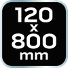 Ścisk stolarski 120 x 800 mm
