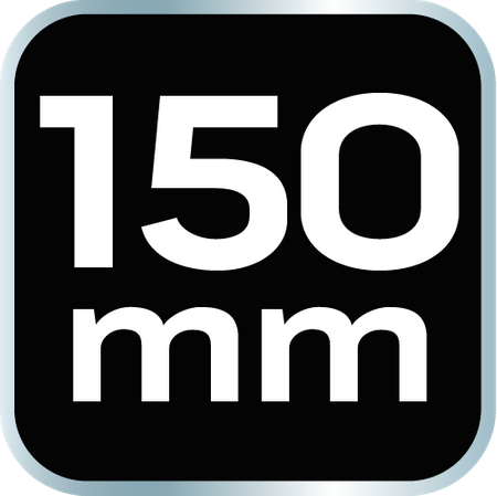 Szpachla malarska 150 mm, stal nierdzewna, dwukomponentowy uchwyt