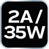 Prostownik automatyczny 2A/35W, 4-60Ah, do akumulatorów kwasowych / AGM / GEL