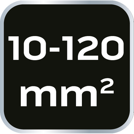Szczypce do zaciskania końcówek 10-120 mm2 (8-4/0 AWG), 610 mm