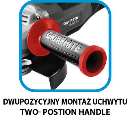 Szlifierka kątowa 125mm bezszczotkowa Energy+ 0-9200/min-1, bez akumulatora