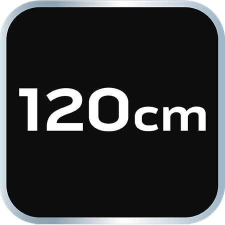 Poziomnica aluminiowa S 300, 3 libelle, 120 cm