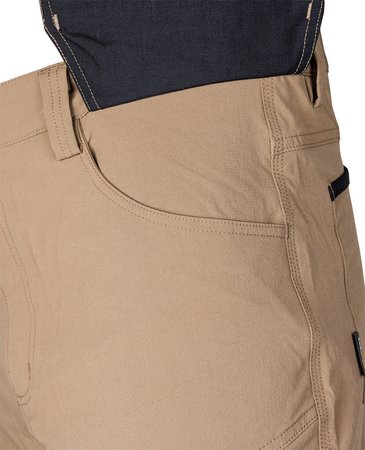 Spodnie robocze Mix&Match, 4 way stretch, z kaburami, Cordura, beżowo-czarne, rozmiar XL