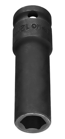 Nasadka udarowa 1/2" długa, 12 x 78mm , Cr-Mo
