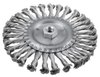 Szczotka druciana tarczowa 150 mm, drut skręcony, stalowy, M14