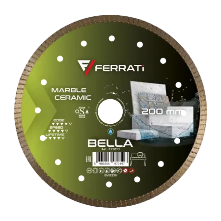 Ferrati BELLA tarcza diamentowa tnąca 200mm