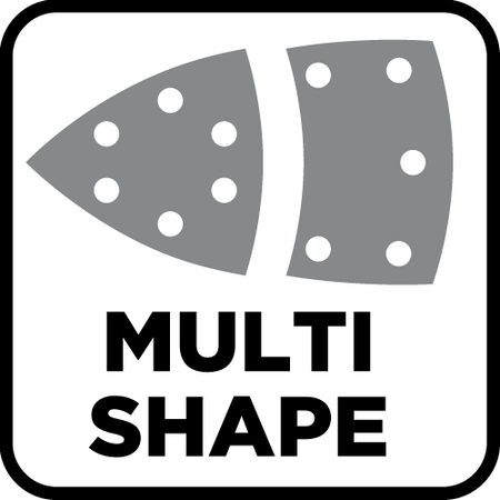 Papiery ścierne na rzep, żelazko 102 x 152 mm, P120, 5 szt., z 11 otworami