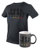 Kubek z nadrukiem FEEL THE BIT, 330ml