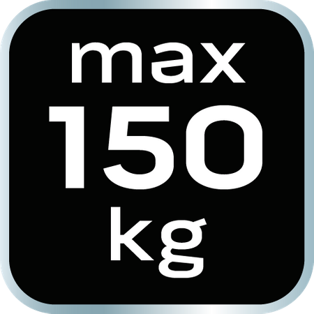 Przyssawka do szyb aluminiowa, potrójna, 150 kg