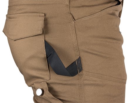 Spodnie robocze Mix&Match, Canvas, brązowe, rozmiar S