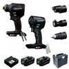 Zestaw Panasonic:  wkrętarka EY1DD2, zakrętarka udarowa EY1PD1, 2x Akumulator 18V/5,0 Ah, ładowarka, systainer, 3 końcówki robocze