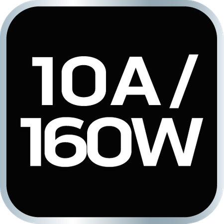 Prostownik automatyczny 10A/160W, 3-200Ah, do akumulatorów kwasowych / AGM / GEL