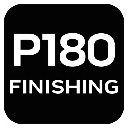 Gąbka ścierna 125 x 25 x 90 mm, K180, skośna