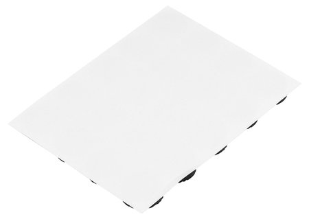 Podkładki z pianki okrągłe samoprzylepne, czarne 20mm, 20 szt.