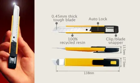OLFA Nóż Segmentowy MT-1 12,5mm Medium Auto-Lock