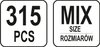 315 SZT KOŁKÓW SPRĘŻYSTYCH MIX