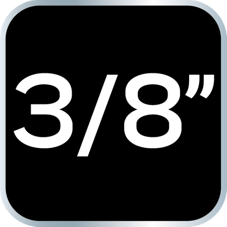 Klucze nasadowe 3/8", zestaw 12 szt.