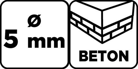Wiertło do betonu 5 x 85 mm