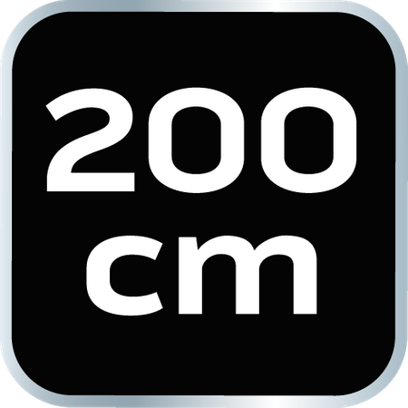 Łata murarska 200 cm, 2 libelle, uchwyty
