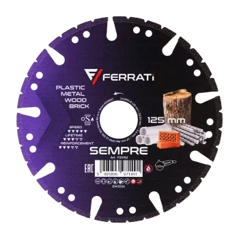 Ferrati Tarcza Diamentowa F20192 125mm SEMPRE