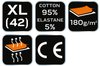 T-shirt damski ciemnoszary, rozmiar XL