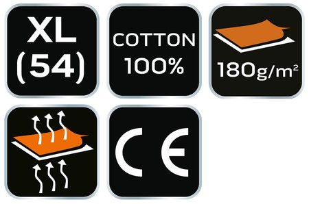 T-shirt z nadrukiem, mechanik, rozmiar XL