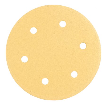 Papier ścierny na rzep 225 mm, K120, 5 szt., z 6 otworami do szlifierki 59G264, 59G265
