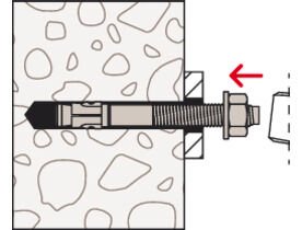 Fischer Kotwa Sworzniowa do Betonu FWA 8 x 50 (50 szt.) 45644