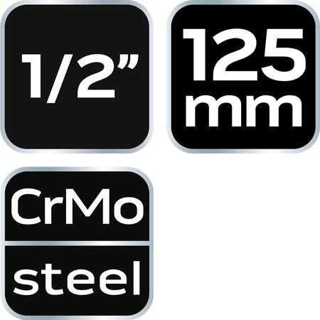 Przedłużka udarowa 1/2" 125 mm