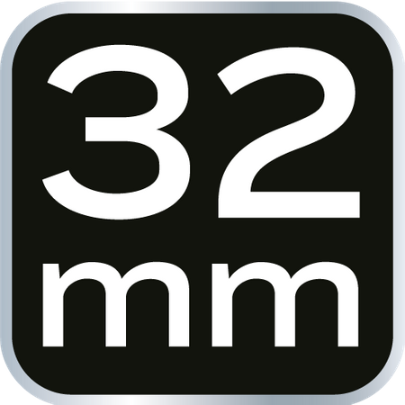 Klucz płasko-oczkowy z przegubem i grzechotką 32 mm