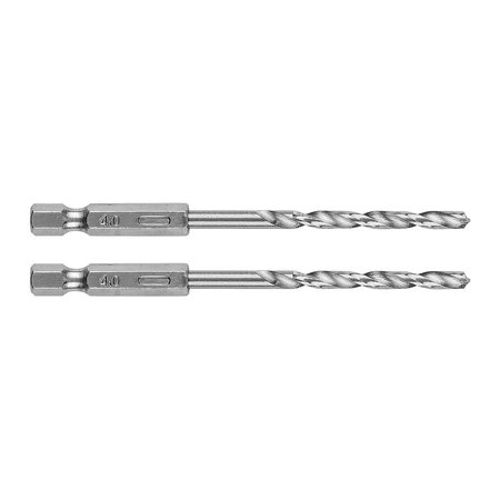 Wiertło do metalu Hex 4.0 mm, 2 szt.