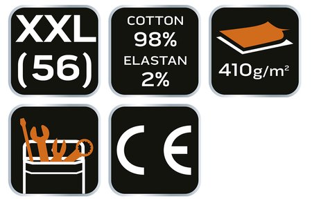 Krótkie spodenki DENIM,  rozmiar XXL