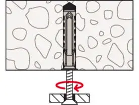 Fischer Kołek Rozporowy SX Plus 6x30 S z Wkrętem (50 szt.) 568206