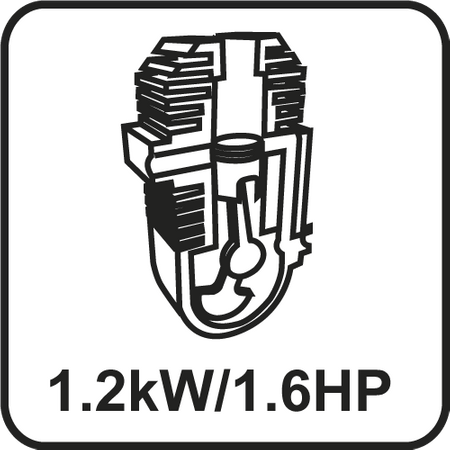 Kosa spalinowa 1.2kW, szerokość koszenia 255/460 mm