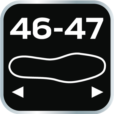 Wkładki do butów thermal comfort - rozmiar 46-47.