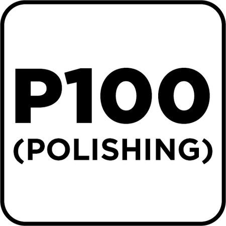 Krążki ścierne na rzep 150 mm, P100, 5 szt., bez otworów