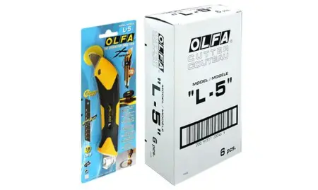 OLFA Nóż Segmentowy 18mm L-5 X-Design z Płetwą