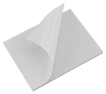 Podkładki filcowe samoprzylepne, białe 80x100mm, 2 szt.