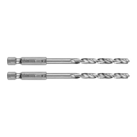 Wiertło do metalu Hex 5.0 mm, 2 szt.