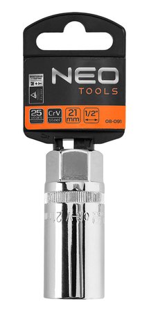 Nasadka do świec 1/2", 21 mm