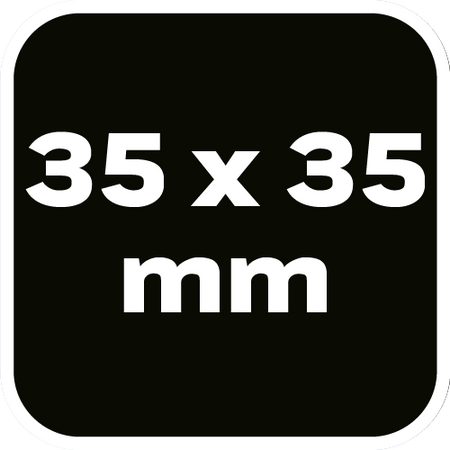 Groszkownik SDS Plus 35 x 35 mm, 16 zębów