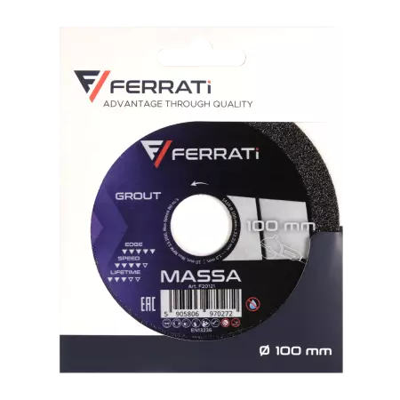 Ferrati MASSA tarcza tnąca z nasypem diamentowym 100mm
