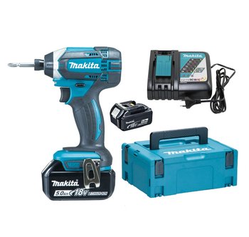 WKRĘTARKA UDAROWA AKUMULATOROWA 1/4'' 165NM 18V 2*5.0*AH LI