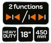 Ścisk automatyczny heavy duty 18"/450