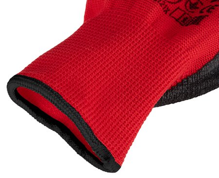 Rękawice robocze, poliester pokryty lateksem (crincle), 3121X, rozmiar 11 (karta)