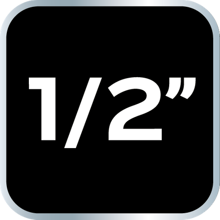 Klucze nasadowe 1/2" , zestaw 25 szt., CrV