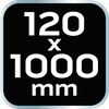 Ścisk stolarski 120 x 1000 mm