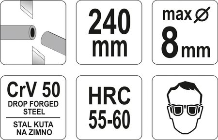 SZCZYPCE DO CIĘCIA PRZEWODÓW 10CAL