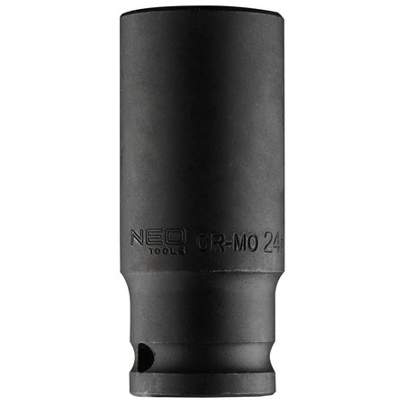 Nasadka udarowa 1/2" długa, 24 x 78mm , Cr-Mo